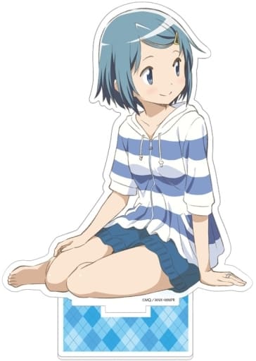 Sayaka Miki (Loungewear) BIG Acrylic Stand - Puella Magi Madoka Magica - Key-th - Approx. 23–24 cm (Pre-owned)