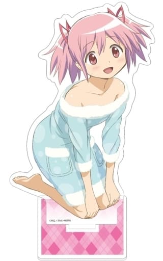 Madoka Kaname BIG Acrylic Stand - Puella Magi Madoka Magica (Roomwear) Key-th Approx. 23–24 cm 5mm