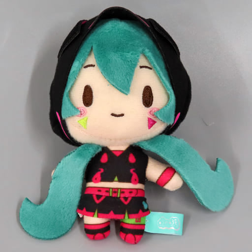 Hatsune Miku Live Ver. Fuwapuchi Mascot Keychain (Approx. 10 cm) - Sega AM Prize (Pre-owned)