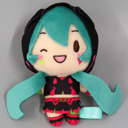 Hatsune Miku Fuwapuchi Mascot Keychain - Live Ver. (EX) by SEGA, Amusement Prize, Approx. 10 cm (Pre-owned)