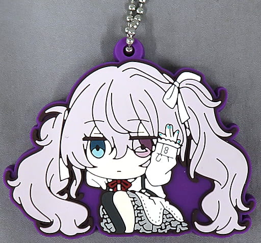 Hatsune Miku Rubber Keyholder (ViVimus) - Project SEKAI COLORFUL STAGE! PVC Keychain Approx. 6 x 6 cm - Movic - Pre-owned