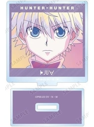 Killua Zoldyck Ani-Art Clear Label Trading Acrylic Stand - HUNTER×HUNTER Ani-Art Animate Fair 2023 (ARMA BIANCA, Height Approx. 64 mm)