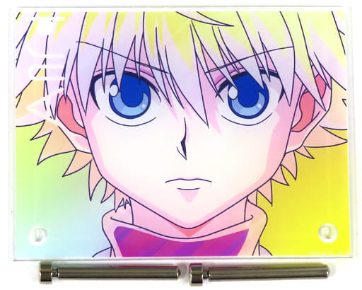 Killua Zoldyck A6 Acrylic Panel Ani-Art Clear Label Vol.3 - HUNTER×HUNTER (Approx. 14 cm, Pre-owned, ARMA BIANCA)
