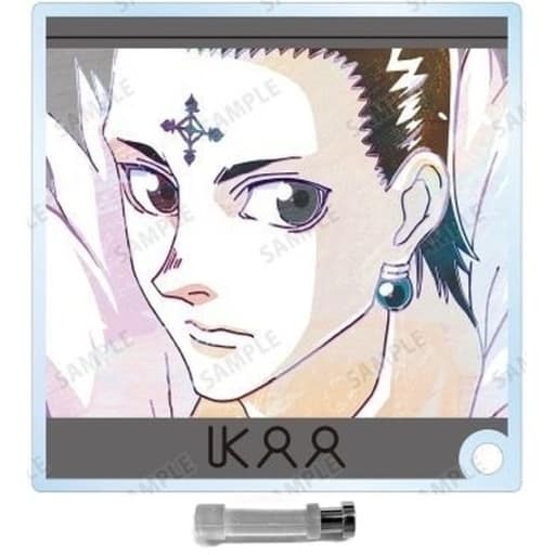 Chrollo Lucilfer Acrylic Stand Panel - HUNTER×HUNTER Ani-Art Animate Fair 2023 Trading Ani-Art Vol.2 (No Forehead Band) Approx. 5.5 cm - ARMA BIANCA