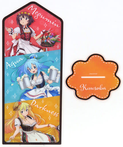 KonoSuba Aqua Megumin Darkness BIG Acrylic Stand