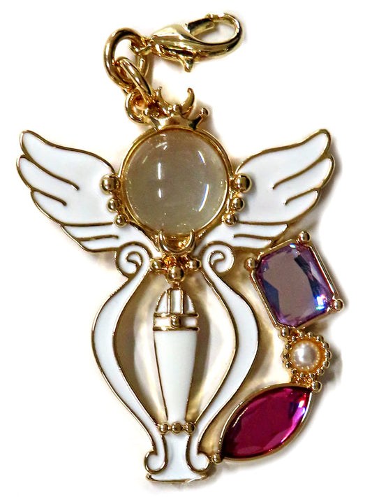 Legendary Holy Grail Zipper Charm - Sailor Moon Cosmos Movie Keychain (Approx. 43 x 75 x 7.1 mm) Toei Animation, Pre-owned