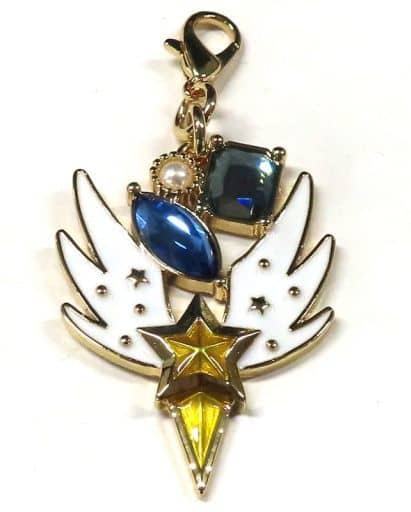 Sailor Star Healer Zipper Charm - Sailor Moon Cosmos Movie Collectible (Approx. 35 x 70 x 4.8 mm, Pre-owned)