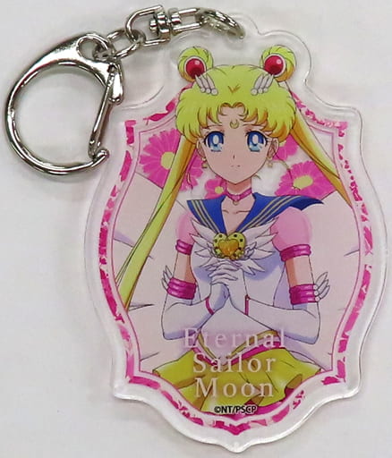 Eternal Sailor Moon Movie Cosmos×HANA / BIYORI Acrylic Keychain 01.BOX1 - A3 Maker - Approx. 73 x 50 mm (Pre-owned)