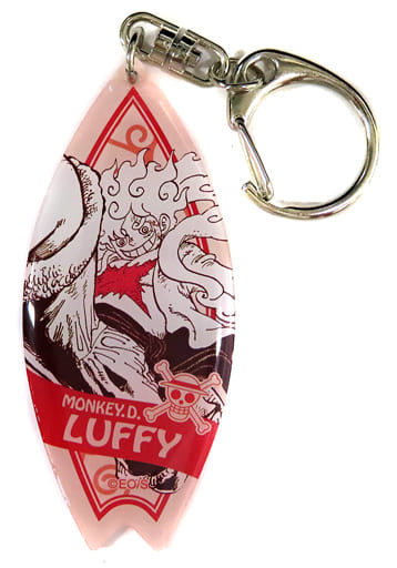 Monkey D. Luffy Surfboard-Style Acrylic Keychain - One Piece SUMMER JUMP COLLECTION 2023 (Shueisha) - Pre-owned