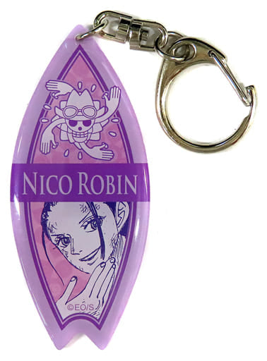 Nico Robin Acrylic Surfboard Keychain - One Piece Summer Jump Collection 2023 (Approx. 30 mm) Pre-owned - Shueisha