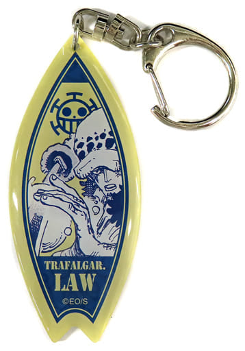 Trafalgar Law Acrylic Surfboard Keychain - One Piece SUMMER JUMP COLLECTION 2023 (Approx. 30 mm) - Shueisha (Pre-owned)