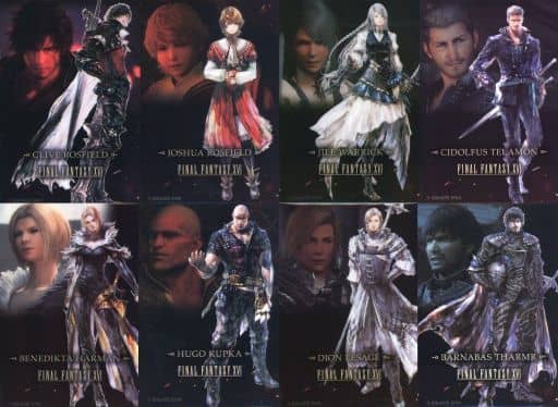 Final Fantasy XVI Character Magnet Set 8-Piece F Prize