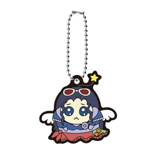 Tamagotchi x One Piece Special Rubber Mascot Keychain - Bandai Gashapon Capsule Toy, Length Approx. 4 cm (Pre-owned)