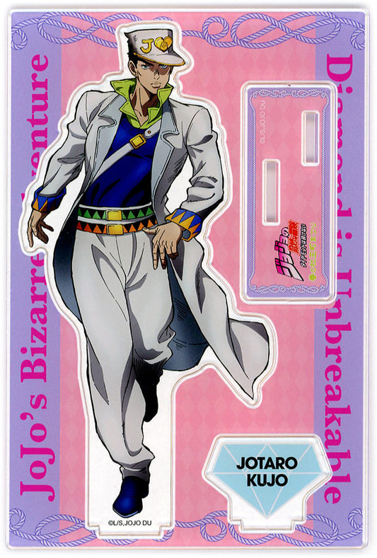 Jotaro Kujo Acrylic Stand - JoJo's Bizarre Adventure: Diamond Is Unbreakable Spring Morioh Festival POP UP SHOP (Kotowari, Approx. 100 x 150 mm, Pre-owned)