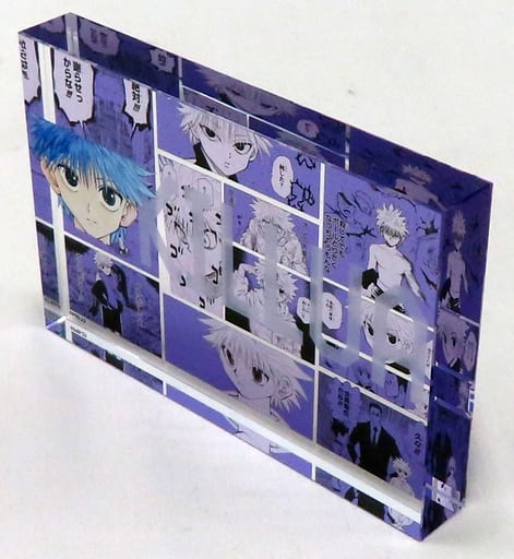 Killua Zoldyck Acrylic Block “HEROES” (2023) - HUNTER×HUNTER - Thick 20mm Acrylic, Approx. 150 x 100 x 20 mm