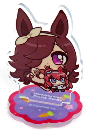 Rice Shower & Mihono Bourbon Trading Acrylic Stand Set - POP UP STORE in Marui "Spring & Summer with Plushies" - Sol International (Used)