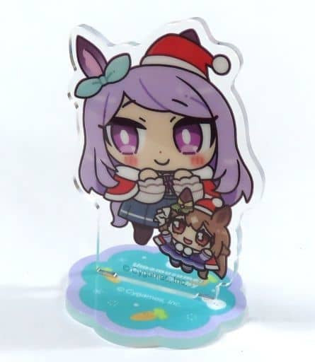 Mejiro McQueen & Satono Diamond Trading Acrylic Stand Set - Uma Musume Pretty Derby POP UP STORE in Marui (Autumn & Winter Plush Series) - Sol International