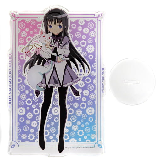 Homura Akemi & Kyubey Acrylic Stand - Puella Magi Madoka Magica the Movie: Rebellion - C102 Goods (Shaft) - Pre-owned