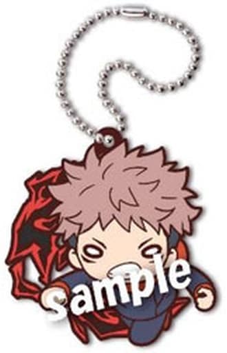 Yuji Itadori Nitotan Rubber Mascot Keychain - Jujutsu Kaisen (Takara Tomy Arts) - Approx. 60 mm