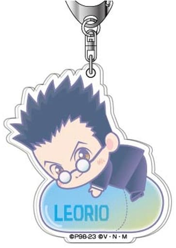 Leorio Paradinight Acrylic Keychain (Hugmeets) - HUNTER×HUNTER - Hase‑Pro / Bandai - Approx. 70 x 65 x 3 mm (Pre-owned), No. 04