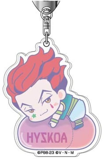 Hisoka Morow Acrylic Keychain Hagumiitsu - HUNTER×HUNTER | Approx. 70 x 65 x 3 mm (Hase-Pro / Bandai), No. 05