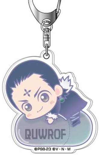 Chrollo Lucilfer Acrylic Keyholder HAGU-MEETs - HUNTER×HUNTER (Approx. 70 x 65 x 3 mm) - Hase-Pro / Bandai, No. 06