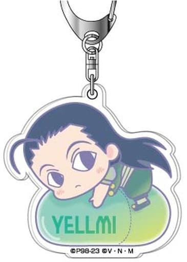 Illumi Zoldyck Acrylic Keychain (Hagumīts) - HUNTER×HUNTER - Approx. 70 x 65 x 3 mm - Hase-Pro / Bandai - Pre-owned, No. 10