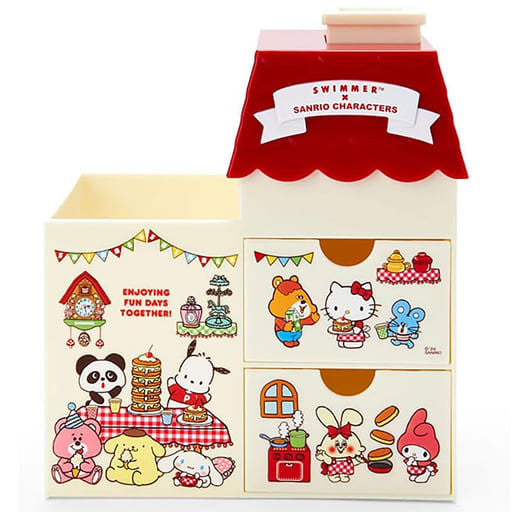 House-Shaped Chest – SWIMMER × Sanrio Characters