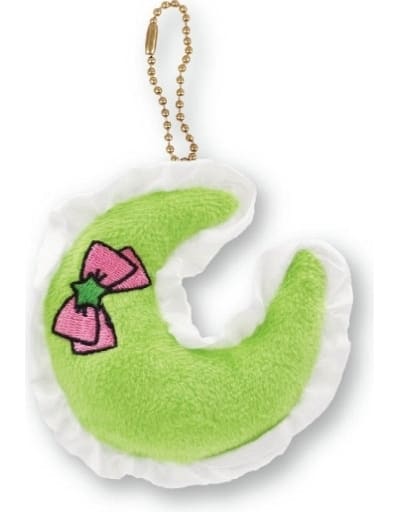 Makoto Kino / Sailor Jupiter Cushion Keychain - Sailor Moon × Sanrio Characters Collab - Ensky - Approx. 80 x 80 mm - Pre-owned