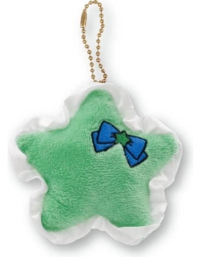 Michiru Kaioh / Sailor Neptune Cushion-Shaped Keychain - Sailor Moon x Sanrio Characters Collaboration - Ensky - Approx. 80 x 80 mm - Pre-owned