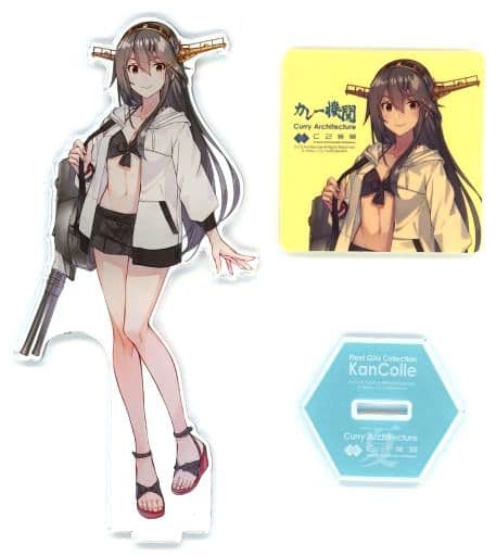 Haruna Swimsuit Mode Acrylic Stand Set - KanColle Curry Machine 26th