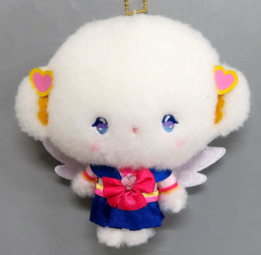 Kogimyun Mascot Holder (Sailor Chibi Chibi Moon Costume) - Sailor Moon x Sanrio Official Keychain, Approx. 14 cm (Pre-owned)