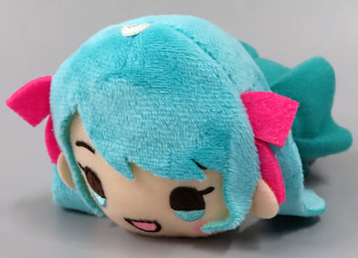Hatsune Miku (Sailor Uniform) & you Mascot "Hatsune Miku 16th Anniversary" (EX) Sega Keychain Plush - Approx. 10 cm - Pre-owned Amusement Prize