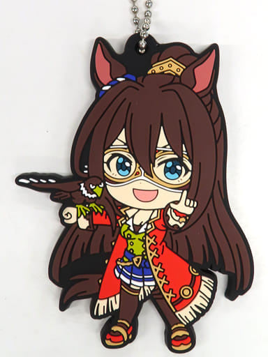 El Condor Pasa Rubber Mascot Keychain - Ichiban Kuji Umamusume Pretty Derby 7th Lottery G Prize (Bandai Spirits, ~6cm) - Pre-owned