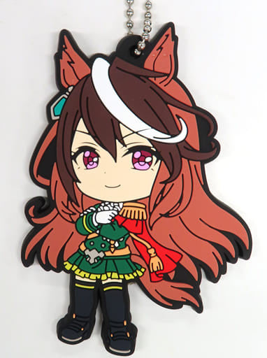 Symboli Rudolf Rubber Mascot Keychain - Ichiban Kuji Uma Musume Pretty Derby 7th Edition G Prize (Approx. 6cm, BANDAI SPIRITS, Pre-owned)