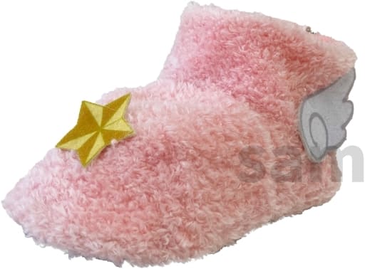 Star & Feather Boot Plush with Ball Chain - Cardcaptor Sakura: Clear Card Arc (Tapioca, Approx. 100 mm)