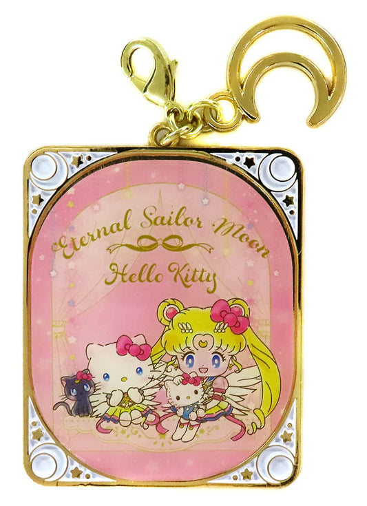 Eternal Sailor Moon x Hello Kitty Secret Charm Keychain - Sanrio - Approx. 4.5 x 0.4 x 5.5 cm