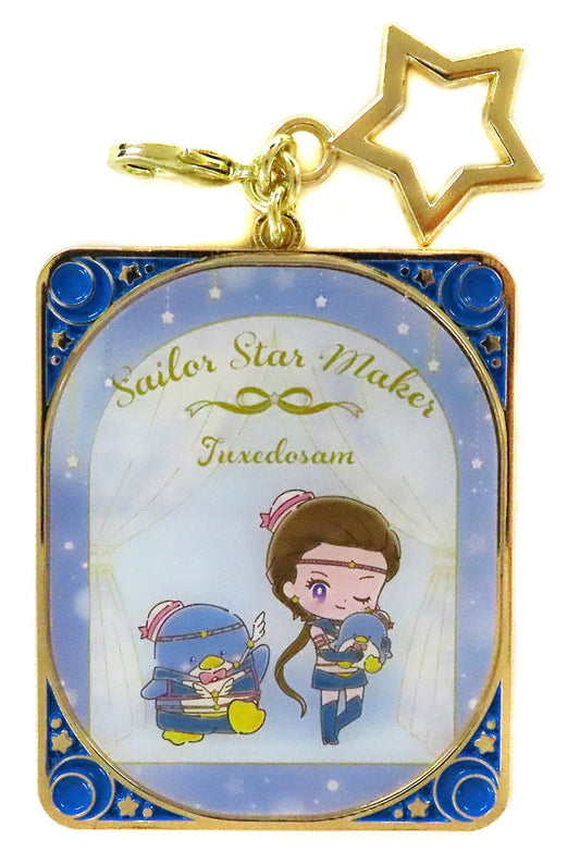 Sailor Star Maker × Tuxedo Sam Secret Charm (Sanrio) - Approx. 4.5 x 0.4 x 5.5 cm - Sailor Moon