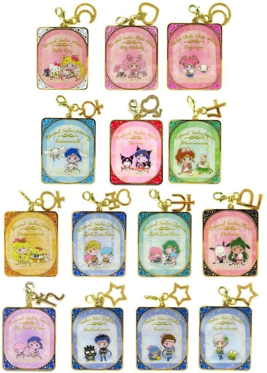 Sailor Moon Cosmos × Sanrio Characters Secret Charm Complete 14-Piece Set - Sanrio - Approx. 4.5 x 0.4 x 5.5 cm
