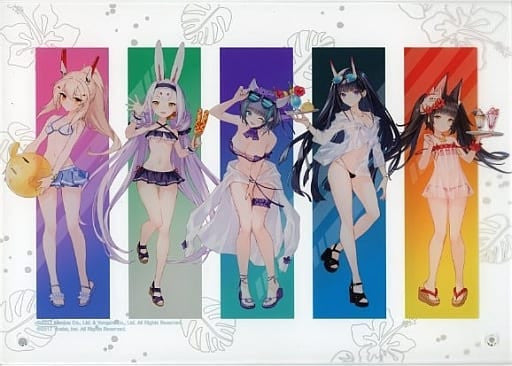 Azur Lane Swimsuit Ver. Acrylic Panel Last Prize A4