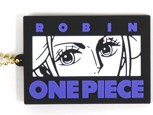 Nico Robin One Piece Rubber Ball Chain Keychain by K Company, 5.9 cm