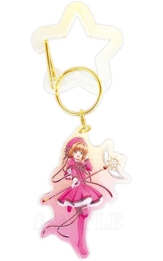 Star Acrylic Carabiner Keychain - Cardcaptor Sakura - T's Factory - Approx. 215 x 80 mm (Acrylic Keychain)
