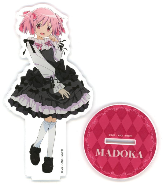 Madoka Kaname BIG Acrylic Stand Gothic Dress ver. - Puella Magi Madoka Magica the Movie: Rebellion × Don Quijote (Medicos Entertainment, Pre-owned, Approx. 164 mm)