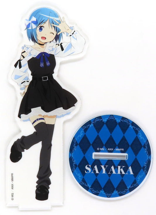 Sayaka Miki BIG Acrylic Stand Gothic Dress ver. - Puella Magi Madoka Magica the Movie: Rebellion × Don Quijote (Medicos Entertainment) - Pre-owned, Approx. 164 mm