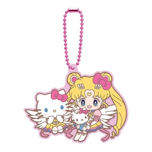 Eternal Sailor Moon × Hello Kitty Movie Cosmos × Sanrio Characters Rubber Mascot (Bandai) Approx. 5.5 cm - Pre-owned