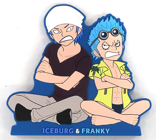 Iceburg & Franky Rubber Stand Collection - ONE PIECE Ichiban Kuji Emotional Stories 2 Prize I, BANDAI SPIRITS, 60-80 mm