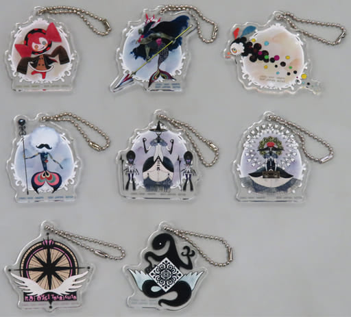 Puella Magi Madoka Magica Ichiban Kuji "StarlightMagiccraft" Acrylic Mascot Full 8-Piece Set I Prize - BANDAI SPIRITS - Length Approx. 50 mm