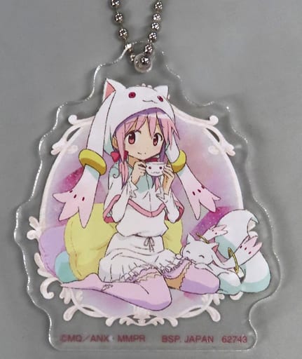 Madoka Kaname Acrylic Mascot Charm J Prize - Puella Magi Madoka Magica StarlightMagiccraft (Approx. 45–55 mm) BANDAI SPIRITS - Pre-owned