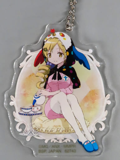 Mami Tomoe Acrylic Mascot Keychain - Ichiban Kuji Puella Magi Madoka Magica StarlightMagiccraft J Prize (Approx. 45–55 mm) BANDAI SPIRITS - Pre-owned