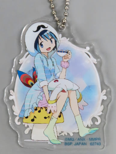 Sayaka Miki Acrylic Mascot Keychain - Puella Magi Madoka Magica Ichiban Kuji StarlightMagiccraft J Prize (BANDAI SPIRITS, Approx. 45–55 mm, Pre-owned)